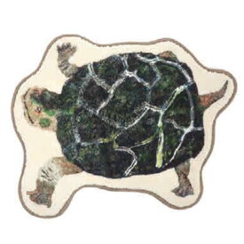 フロアマット (3タイプ) Atelier KOTETSU アトリエコテツ ねこ 黒猫 かめ かわいい スベリ止め加工 玄関マット 玄関ラグ ラグ おしゃれ クレエ ふかふか マット プレゼント