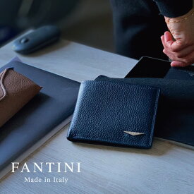 ＼超目玉☆今なら半額!／イタリア製 FANTINII Mercury leather メンズ 2つ折り財布 ブランド 本革 財布 メンズ 二つ折り 二つ折り財布 本革製ギフト お洒落 二つ折り カードがたくさん入る 誕生日 父の日 プレゼント ギフト 男性 ダライッティ ルーツ