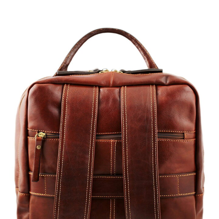 楽天市場】本革 イタリア製 FANTINII Cuoieria large leather backpack 