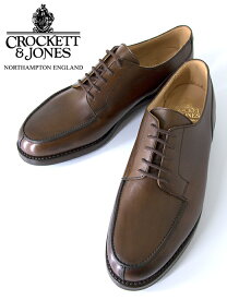 Crockett&Jones/クロケット＆ジョーンズ Uチップシューズ/MORETON/モールトン/Ridgeway sole cro420601−ダークブラウン