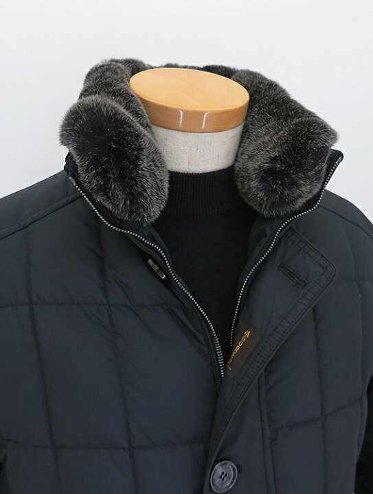 楽天市場】MOORER ムーレー メンズ ダウン ブルゾン ブラック SOLERI  