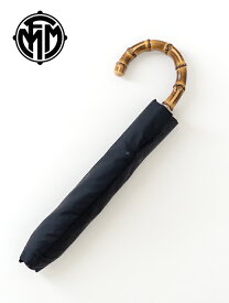 Maglia Francesco マリア・フランチェスコ ハンドメイド傘/折り畳み/バンブーハンドル maf461011−ブラック
