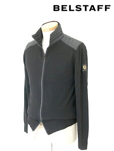 BELSTAFF �x���X�^�b�t �W�b�v�A�b�v�j�b�g KELBY ZIP CARDIGAN �u���b�N bel481003
