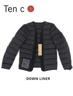 Ten c テンシー ダウンライナー DOWN LINER ブラック ten482003