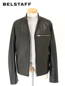 BELSTAFF �x���X�^�b�t TRACK RACER �u���b�N ���U�[�W���P�b�g �V���O�����C�_�[�X bel501801