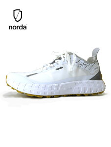 norda �m���_ �X�j�[�J�[ �g���C�������j���O�V���[�Y �z���C�g 001AM WHT/GUM nod520401