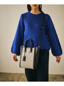 【E'POR】 I BAG Medium(キャンバスコンビ縦型トートバッグ) ROPE' ロペ バッグ ハンドバッグ ブラック ホワイト【先行予約】*【送料無料】[Rakuten Fashion]