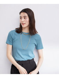 【PETIT BATEAU(プチバトー)*ROPE'】ラウンドネックTEE ROPE' ロペ トップス カットソー・Tシャツ ブラック ホワイト カーキ ブルー【送料無料】[Rakuten Fashion]