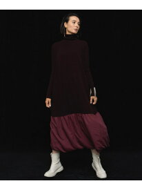 【SALE／50%OFF】【ラリーニュロペ】 甌(ホトギ)ニットドレス LA LIGNE ROPE' ロペ ワンピース・ドレス ワンピース レッド ホワイト【RBA_E】【送料無料】[Rakuten Fashion]