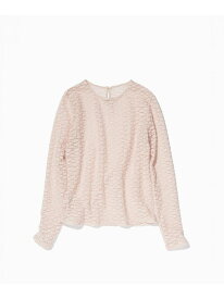 フラワーレースベーシックカットソー/イージーケア【J'aDoRe・ルミネ店舗限定カラー】 ROPE' ロペ トップス カットソー・Tシャツ ブラック ピンク ホワイト【先行予約】*【送料無料】[Rakuten Fashion]