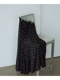 【DEVEAUX(デヴォー)】ドットマーメイドフレアスカート/セットアップ対応・イージーケア ROPE' ロペ スカート その他のスカート ブラック【先行予約】*【送料無料】[Rakuten Fashion]