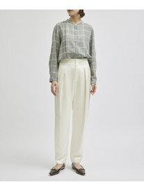 【SALE／60%OFF】サテンタックテーパードパンツ ROPE' ロペ パンツ その他のパンツ ブラック ホワイト【RBA_E】【送料無料】[Rakuten Fashion]