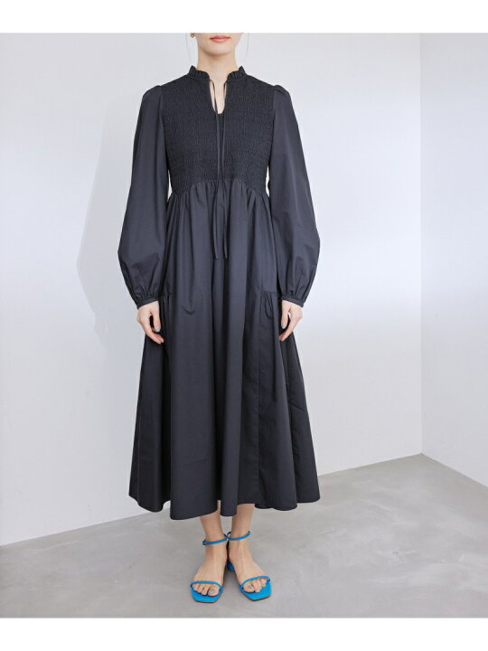 楽天市場】【SALE／50%OFF】シャーリングドレスワンピース ROPE