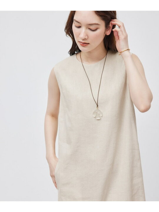 楽天市場】【SALE／70%OFF】麻混ノースリーブワンピース ROPE