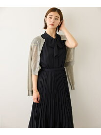【SALE／50%OFF】ジョーゼットフレンチスリーブプリーツワンピース/26SS ROPE' ロペ ワンピース・ドレス ワンピース ネイビー【RBA_E】【送料無料】[Rakuten Fashion]