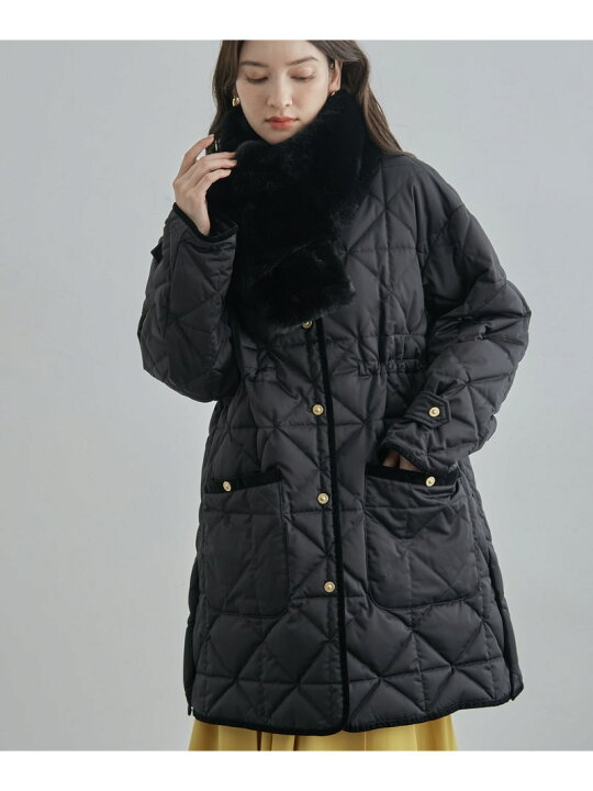 楽天市場】【SALE／30%OFF】【TAION*LIMONTA】軽量Vネックキルティング 