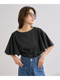 【SALE／50%OFF】【洗える】フレアスリーブオーバーブラウス【WEB・一部店舗限定】 ROPE' ロペ トップス シャツ・ブラウス ホワイト ブラック ワインレッド【RBA_E】【送料無料】[Rakuten Fashion]