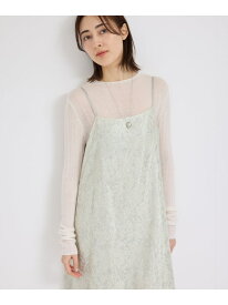 【SALE／70%OFF】スパンコールバックUキャミワンピース ROPE' ロペ ワンピース・ドレス ワンピース ホワイト ベージュ【RBA_E】【送料無料】[Rakuten Fashion]