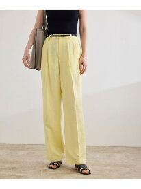 【SALE／70%OFF】レーヨンリネン センタープレスパンツ【セットアップジャケット・ワンピース対応】 ROPE' ロペ パンツ その他のパンツ イエロー ネイビー ブラウン【RBA_E】【送料無料】[Rakuten Fashion]