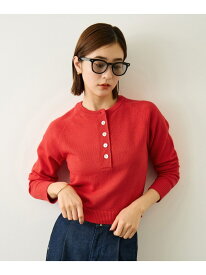 【SALE／70%OFF】ヘンリーネックラグランスリーブニットプルオーバー/イージーケア ROPE' ロペ トップス ニット ホワイト レッド ネイビー【RBA_E】【送料無料】[Rakuten Fashion]