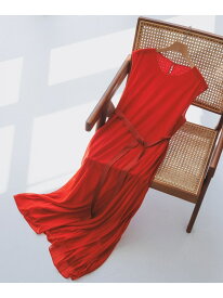 【SALE／20%OFF】エスパンディサイドプリーツワンピース/イージーケア ROPE' ロペ ワンピース・ドレス ワンピース レッド ブルー ベージュ ブラック【RBA_E】【送料無料】[Rakuten Fashion]