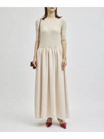 【SALE／60%OFF】ドッキングワンピース ROPE' ロペ ワンピース・ドレス ワンピース ホワイト ブラック【RBA_E】【送料無料】[Rakuten Fashion]