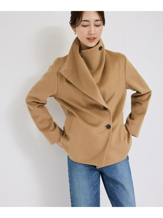 楽天市場】【高評価】プレミアムカシミヤショートコート ROPE