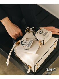 【SALE／30%OFF】【WEB限定/一部店舗限定】【E'POR*PEANUTS】別注 ポーチ付き ART CHARM ROPE' ロペ ファッション雑貨 チャーム・キーチェーン レッド ブラック【RBA_E】【送料無料】[Rakuten Fashion]