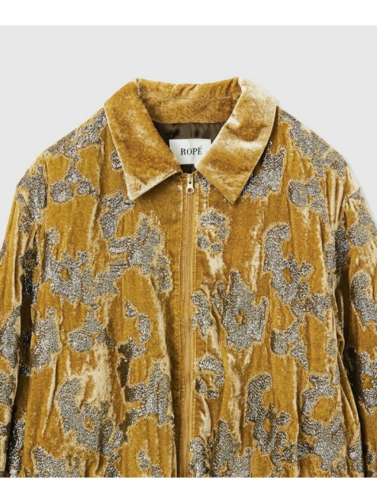 楽天市場】【SALE／70%OFF】スパンコールベロアジップアップブルゾン 
