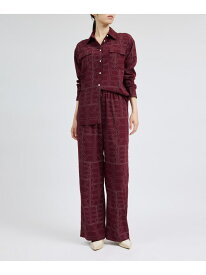 【SALE／70%OFF】R柄プリントイージーパンツ ROPE' ロペ パンツ その他のパンツ レッド【RBA_E】【送料無料】[Rakuten Fashion]