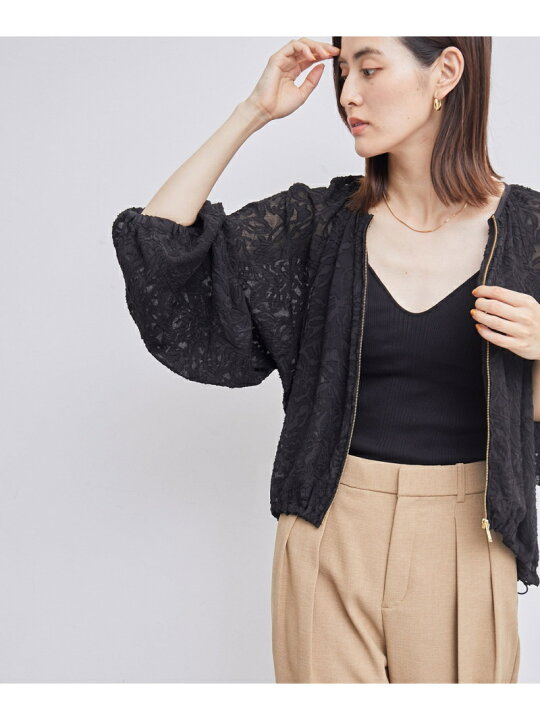 楽天市場】【SALE／40%OFF】ギャザーブルゾンブラウス ROPE