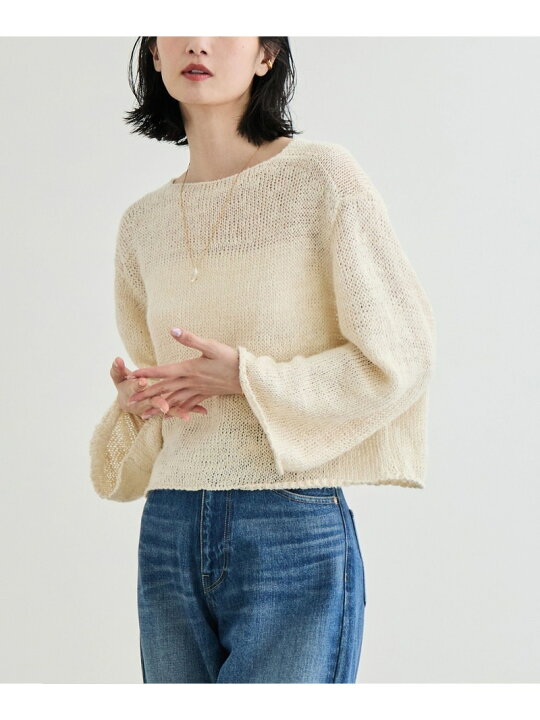 楽天市場】【SALE／50%OFF】【洗える】スラブリネン ボートネックプル  