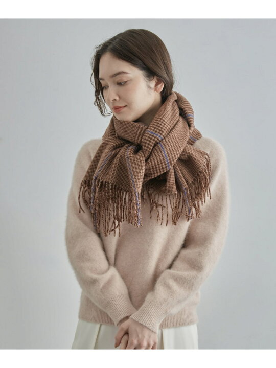 楽天市場】【SALE／50%OFF】カシミヤブレンド パターンストール(千鳥格 