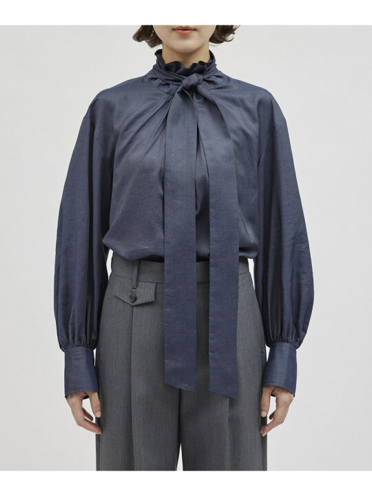楽天市場】【SALE／50%OFF】【NALYA】シルク混ハイネック/ボウタイ 