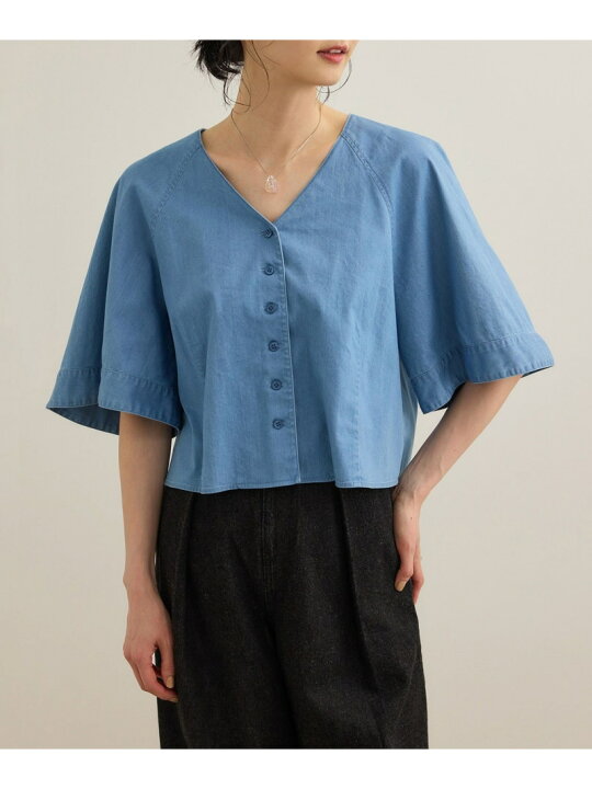 楽天市場】【SALE／30%OFF】カーディ半袖ブラウス/洗える ROPE