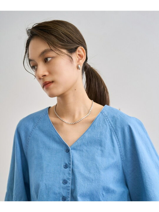 楽天市場】【SALE／30%OFF】カーディ半袖ブラウス/洗える ROPE