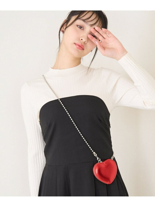 楽天市場】【SALE／50%OFF】ミニハートボールチェーンショルダーバッグ  