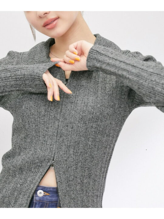 楽天市場】【SALE／55%OFF】【WEB限定】襟付きWジップカーディガン 