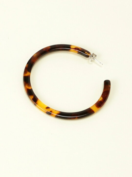 楽天市場】【SALE／50%OFF】フラットマーブルフープピアス ROPE 