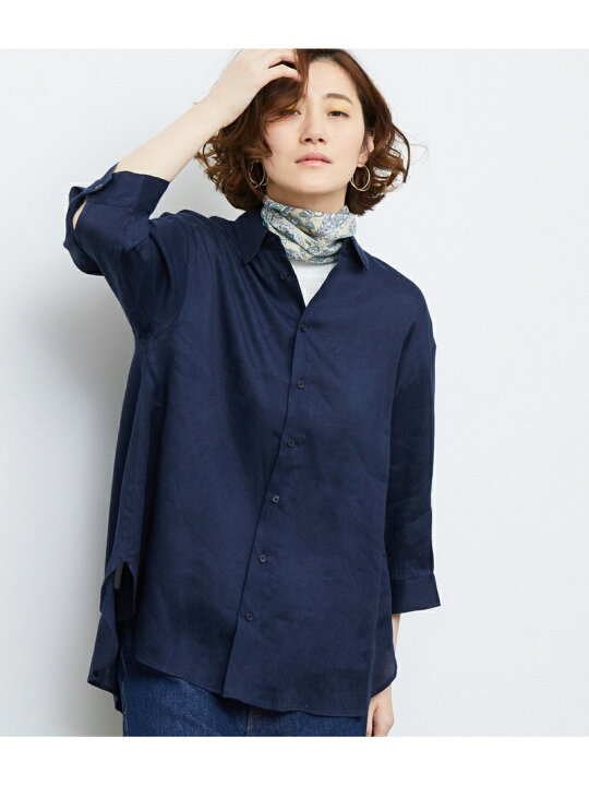 楽天市場】【SALE／49%OFF】フレンチリネン混シャツ ROPE