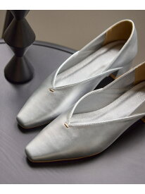 Vカットソフトバブーシュ ROPE' PICNIC PASSAGE ロペピクニック シューズ・靴 パンプス ベージュ ブラック シルバー ホワイト グリーン【送料無料】[Rakuten Fashion]