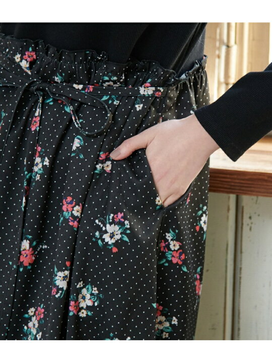 楽天市場 Sale 49 Off フラワードッキングワンピース Rope Picnic ロペピクニック ワンピース ワンピースその他 ベージュ ブラック Rba E Rakuten Fashion Rope Picnic ロペピクニック