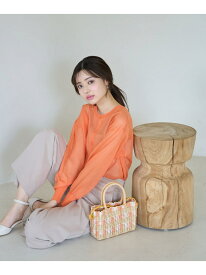 【SALE／40%OFF】【WEB限定カラー:ピンク】2WAY/シアーカーディガン ROPE' PICNIC ロペピクニック トップス カーディガン ブラック ホワイト ベージュ ブルー ピンク オレンジ イエロー【RBA_E】[Rakuten Fashion]