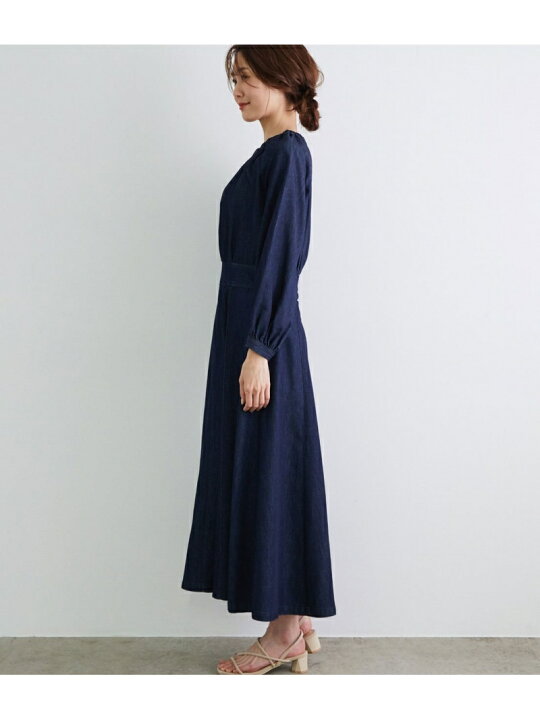 楽天市場 デニムワンピース Rope Picnic ロペピクニック ワンピース ワンピースその他 ネイビー 送料無料 Rakuten Fashion Rope Picnic ロペピクニック
