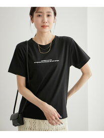 RENUロゴTシャツ/リンクコーデ ROPE' PICNIC ロペピクニック トップス カットソー・Tシャツ ブラック ホワイト ベージュ[Rakuten Fashion]