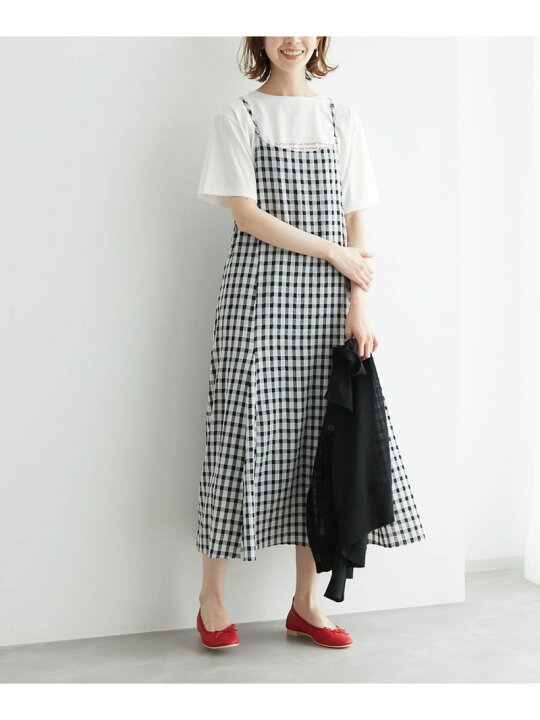 楽天市場 Sale 30 Off 2way ギンガムチェックワンピース Rope Picnic ロペピクニック ワンピース ワンピースその他 ブラック ベージュ グリーン Rba E Rakuten Fashion Rope Picnic ロペピクニック