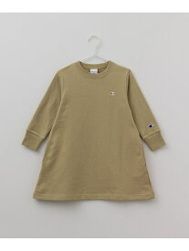 【SALE／31%OFF】【KIDS】【Champion/チャンピオン】クルーネックワンピース ROPE' PICNIC ロペピクニック ワンピース・ドレス ワンピース ベージュ グレー【RBA_E】[Rakuten Fashion]