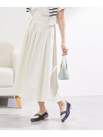 【SALE／9%OFF】ランダムタックスカート ROPE' PICNIC ロペピクニック スカート その他のスカート ホワイト ブルー レッド【RBA_E】【送料無料】[Rakuten Fashion]