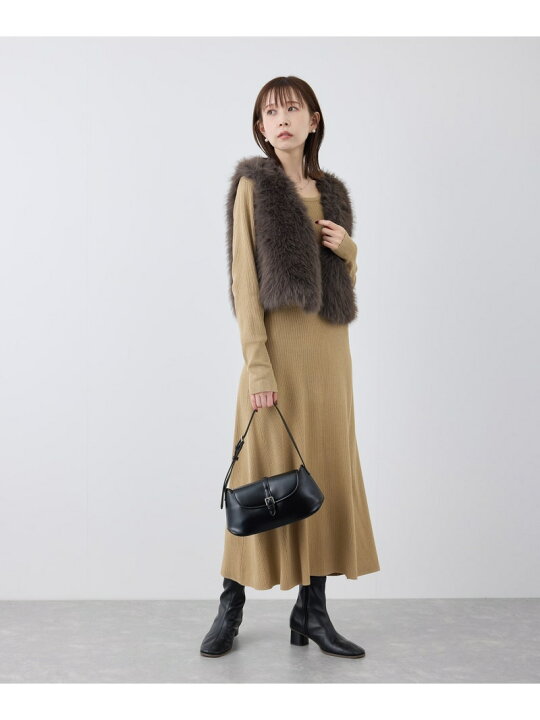 楽天市場】【SALE／50%OFF】ショートファーベスト ROPE