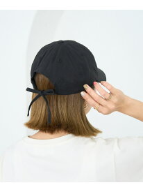 リサイクルバックリボンキャップ/リンクコーデ ROPE' PICNIC PASSAGE ロペピクニック 帽子 キャップ ブラック ホワイト ピンク[Rakuten Fashion]